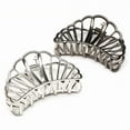 thumbnail image 3 of QinGoo Medium Metal Hair Claw Clip for Women Strong Hold Non-Slip Hair Accessory 1 Count, 2.76 Inch, Black, 3 of 6