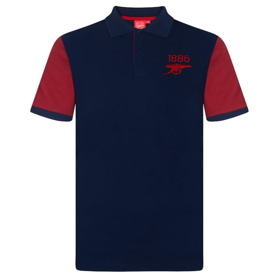 Arsenal FC Mens Contrast Polo Shirt