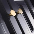 thumbnail image 3 of 4-Pack Gold Cabinet Knobs, Brushed Brass Drawer Pulls for Kitchen, Bathroom, and Furniture, 30mm Installation Diameter, 3 of 5