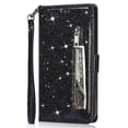 thumbnail image 3 of Case for FOXDOCK Samsung Galaxy S23 Plus Glitter Zipper Wallet Case with Short Hand Strap, 3 of 4
