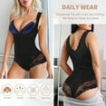 thumbnail image 7 of VASLANDA Womens Open Bust Shapewear Bodysuit Tummy Control Shaping Bodysuit Full Body Shaper Slimmer Briefer, 7 of 7