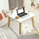 thumbnail image 4 of Mesa cuadrada de madera para sala de estar, mesa cuadrada de madera, mesa de balcón, mesa de té pequeña, mesa de centro concisa para dormitorio, mini mesa baja de pie, muebles Anthropologie, decoració, 4 of 6