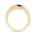 thumbnail image 2 of Angara Natural 0.9 Ct. Tanzanite Solitaire Ring in 14K Yellow Gold for Women (Ring Size: 12), 2 of 9