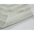 thumbnail image 5 of Better Trends 17" x 24" Bathroom Rugs 100% Cotton Soft Water Absorbent Non Slip Bath Mat Machine Washable Rug (Dark Sage) Hugo Collection, 5 of 6