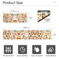 thumbnail image 3 of Yayeee Faucet Mat for Kitchen Sink 14.7" Diatomite Long Splash Guard Pad, Beige Retro Leaves, 2 Pack, 3 of 7