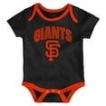 thumbnail image 2 of Infant & Newborn Outerstuff San Francisco Giants All Day Play Three-Piece Bodysuit Set, 2 of 4
