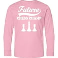 thumbnail image 3 of Inktastic Future Chess Champ Game Champion Long Sleeve Youth T-Shirt, 3 of 5