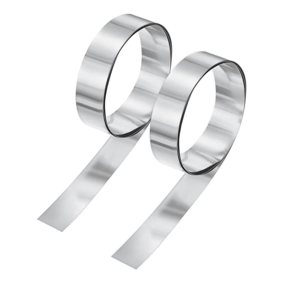 Uxcell 2-Pack Aluminum Flashing, 3.3ft x 0.6" x 0.004" Aluminum Flashing Roll, Roofing Aluminum Metal Strip Sheet Roll