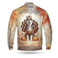 thumbnail image 2 of Happy Thanksgiving Siberian Husky Turkey Costume Pumpkins Autumn Leaves All Over Print 3D Baseball Jacket Husky Dog Lover Gifts Bomber Jacket Softball - 13014, 2 of 6