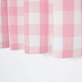 thumbnail image 5 of 3 Pc Cotton Classic Country Farmhouse Kitchen Window Curtain -Pink & White Buffalo Check Tier & Valance Set, 54" x 18" / 27" x 36", 5 of 6