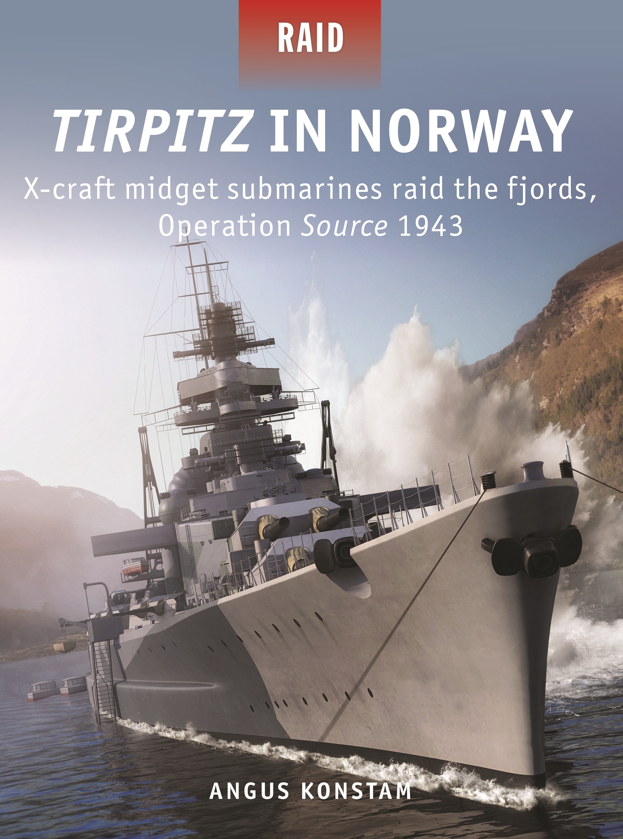 Tirpitz in Norway Xcraft midget submarines raid the fjords
