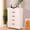 White, variant on S-HOME Versatile 5-Drawer Dresser with Wheels Wood Finish - Modern Storage Cabinet for Organizing Spaces, White