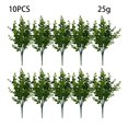 thumbnail image 2 of Cateissary 10 piezas de reemplazo de plantas falsas, simulación vívida, oficina, restaurante, cafetería, hojas artificiales Arboles Artificiales 25g Cateissary HA083942-01, 2 of 6