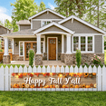 thumbnail image 5 of Decorative Design Happy Fall Banner Festive Leaves Thanksgiving Decoration Pumpkin for Autumn Celebration Outdoor Indoor, 5 of 9
