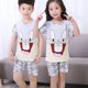 thumbnail image 3 of Pijamas de verano para niños, conjunto de Top, camisetas y pantalones cortos, a la moda, novedad, 3 of 4