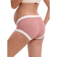 thumbnail image 2 of DARING DIVA Ice Silk Maternity Panties Under the Bump Briefs L 1 Light Brown 1 Brown, 2 of 6