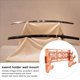 thumbnail image 4 of Soporte de Espada de Bambú de 3 Niveles Soporte de ExhibicióN de Montaje en Pared Estante de Espada SamuráI Colgador para Katana Wakizashi Tanto Genji, 4 of 9