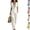 01# White, variant on Women's Linen Cotton 2 Piece Pants Sets Dressy Front Twist Knot Short Sleeve Blouse Wide Leg Business Casual Outfits Pink M