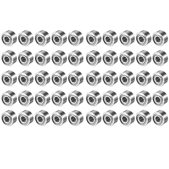 Miniature Sealed Metal Shielded Metric Radial Bearing Model: MR52-ZZ 2x5x2.5mm 50pcs