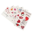 thumbnail image 1 of 30 Sheets Valentine's Day Sticker Love Heart Tattoos Stickers Couple Stickers, 1 of 1