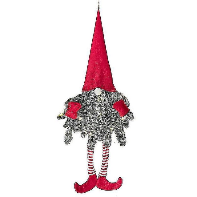 Decoraciones De Gnomo De Navidad, 70 Cm LED Gnomo Sueco Muñeca Elfo De Navidad Adornos De Gnomo Tomte Hechos A Mano Adorno De Árbol De Navidad Papá Noel Escandinavo Sin Rostro para