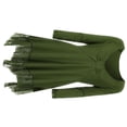 thumbnail image 3 of Vestido corto de empalme de encaje de talla grande para mujer Blusa de manga larga sexy Top informal de trabajo Methold AP1427-13B, 3 of 7