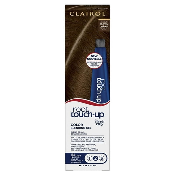 Clairol Gel Colorant Capillaire Temporaire Retouche Racines, Teinture Capillaire de la Marque #1 Retouche Racines au Canada, Doux, Formule Sans Dommages