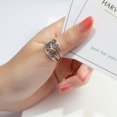 thumbnail image 3 of QQTDFG Women 925 Silver Rings Turkish Handmade Retro Ring Wedding Jewelry Size 6-10-7-Silver, 3 of 8