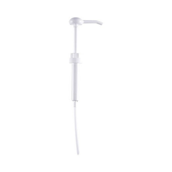 Boardwalk® Econo 1 Oz Dispensing Pump, 38 mm Cap, 10 3/4" Tube, For 1 Gal Bottles, White