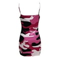 thumbnail image 4 of IROINNID Women's Sleeveless Sheath Dress Casual Camouflage Sexy Tight-fitting Sling Bag Hip Dress Square Neck Short Women Dress, 4 of 5