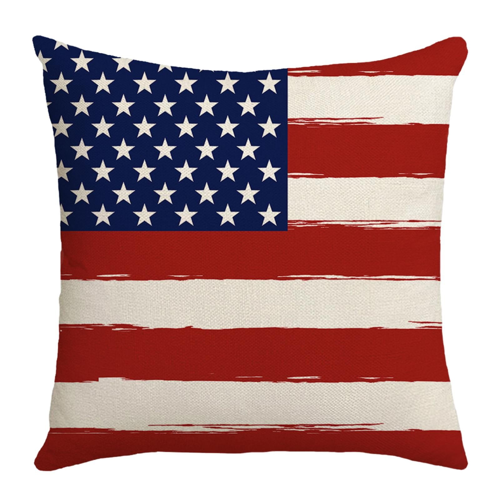 4th Of July Decorations Pillow Covers Independence Day Memorial Day