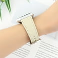 thumbnail image 7 of Palm Grain Leather Watchband for Apple Watch 38 40 41mm Bracelet for Iwatch Series 8 7 6 SE 5 4 3 Wrist Strap 42 44 45 49mm (Taupe,42 44 45 49mm), 7 of 7