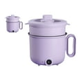 thumbnail image 2 of Olla de Cocina eléctrica con mango antiescaldaduras recubierto de 1,5 L, tapa transparente, Cocina eléctrica multifunción para el hogar, dormitorio, fiesta, enchufe AU 220V, 2 of 10