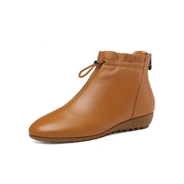 Brown bootie cheap wedges