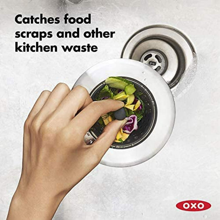 OXO Sink Strainer, Black