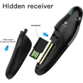 thumbnail image 4 of Presentation Clicker Wireless Presenter Remote, RF 2.4GHz USB Powerpoint Clicker for Keynote/PPT/Mac/PC, Light Pointer for Presentions Remote, 4 of 4