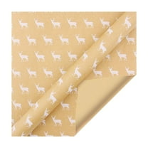 Gift Wrapping Paper Kraft - 80g Kraft Paper with Christmas Pattern, Retro Festive Gift Wrap for DIY Decor, Multi-Purpose Packaging Paper