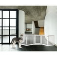 thumbnail image 2 of Dynamic Accents DA501 32 in. Highlander Series Solid Wood Pet Gate, White - 5 Panel Walk Through, 2 of 2
