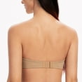 thumbnail image 2 of MELENECA Women's Underwire Smooth Multi-Way Uplift Padded Push Up Strapless Bra Beige Heather 40B, 2 of 4