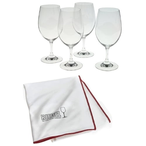 Riedel Ouverture Magnum Set of 8 Wine Glasses with Free Polishing Cloth