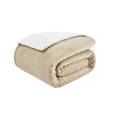 thumbnail image 3 of TRULY SOFT Basket Carved Faux Fur Tan Twin Blanket, Textured Solid Color, Adult Bedding, Oeko-TEX Certified, 3 of 6