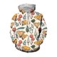 thumbnail image 3 of Sudadera con capucha y estampado de hongos y plantas en 3D, novedad, moda infantil, ropa de calle, jerseys unisex, sudadera con capucha de invierno estilo Harajuku, 3 of 5
