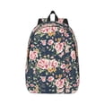 thumbnail image 2 of Rocae Vintage Floral for Durable Canvas Backpack Leisure Large Bag Travel Rucksack Multi-function Backpack Small, 2 of 8