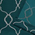 thumbnail image 5 of Exclusive Home Belmont Woven Blackout Grommet Top Curtain Panel Pair, Sapphire Teal, 52x84, 5 of 6