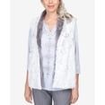 thumbnail image 4 of Alfred Dunner Womens Petite Reversible Collared Fur Vest, 4 of 6