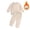 Khaki, variant on JIANJIA Toddler Girls Outfit Sets Autumn Winter Soft Piece Athletic Jogger Pants Tracksuit Activewear