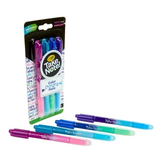 2 PACKS - CRAYOLA TAKE NOTE WASHABLE Gel Pens Assorted Colors 6-Count Each  Pack