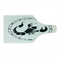 thumbnail image 1 of Zodiac Scorpio Cutting Board, Circular Astrological Chart with Abstract Animal in the Middle with Stars, Tempered Glass Cutting and Serving Board, Wine Bottle Shape, Multicolor, by Ambesonne, 1 of 1
