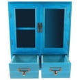 thumbnail image 3 of Raindrops  Wooden Cabinet Chest of Drawers for Bedroom Display Dressers Blue, 3 of 8