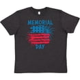 thumbnail image 3 of Inktastic Memorial Day Distressed American Flag with Fireworks Youth T-Shirt, 3 of 5